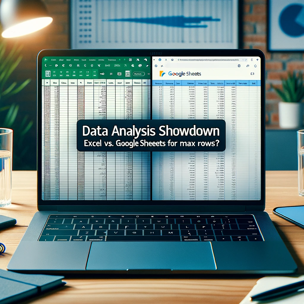 Data Analysis Showdown Excel vs Google Sheets for Max Rows