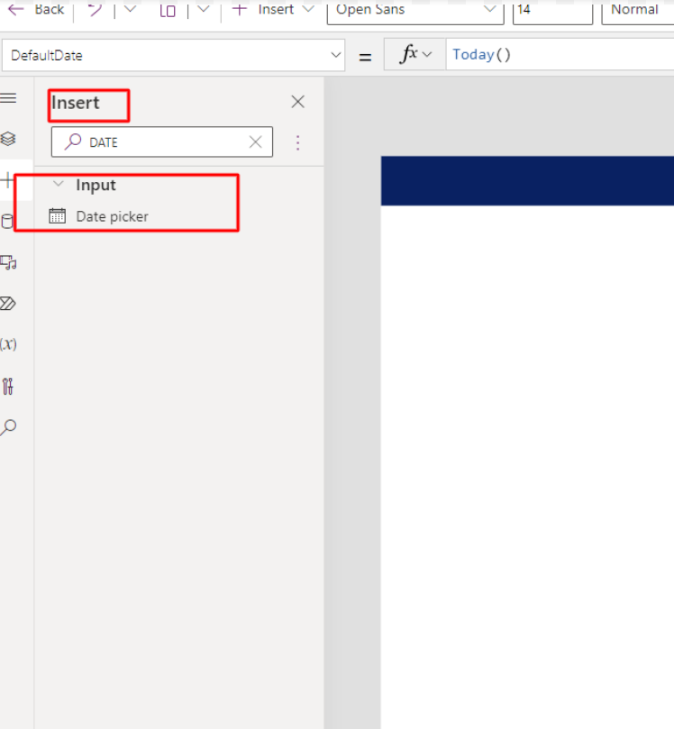 Integrating a Date Picker from the Insert in new canvas App to perform PATCH A SharePoint Date & Time Column