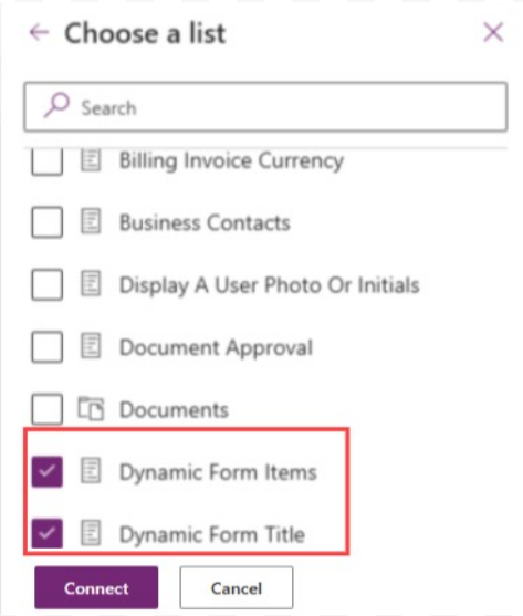 Making a connection of sharepoint list with our CanvasApps by checking the required boxes of our lists