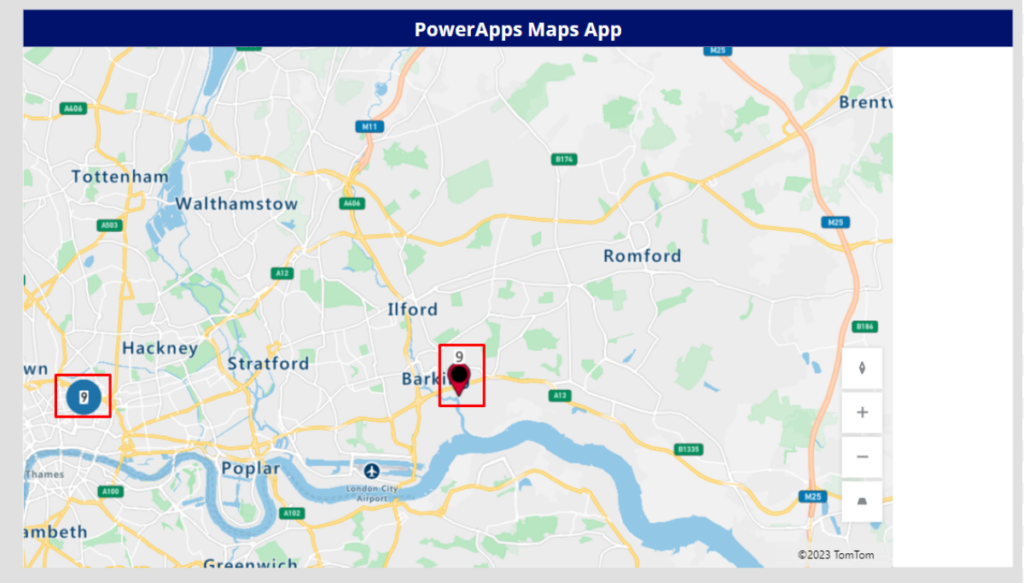 Personalizing the Pin Icons and Color Schemes or customization of the maps in powerapps