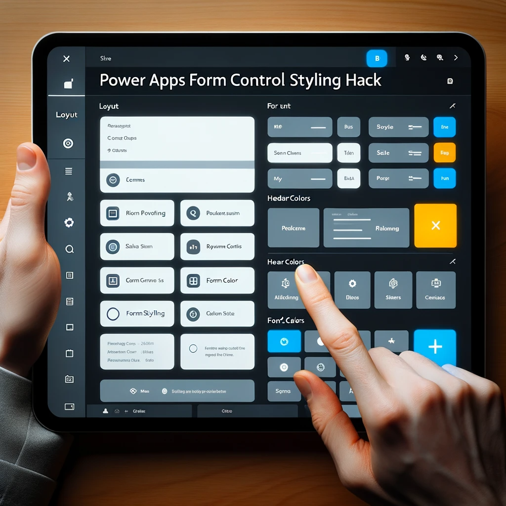 Power Apps Form Control Styling Hack