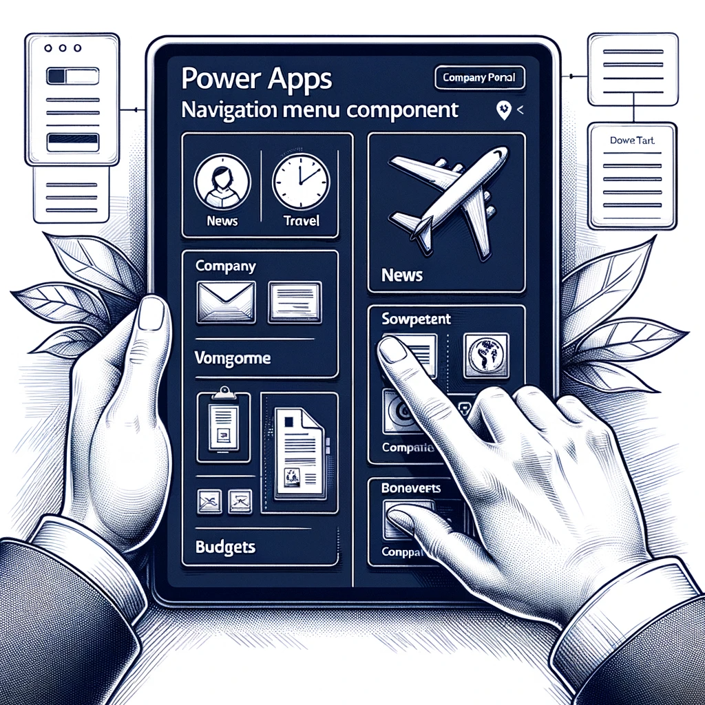Power Apps Navigation Menu Component
