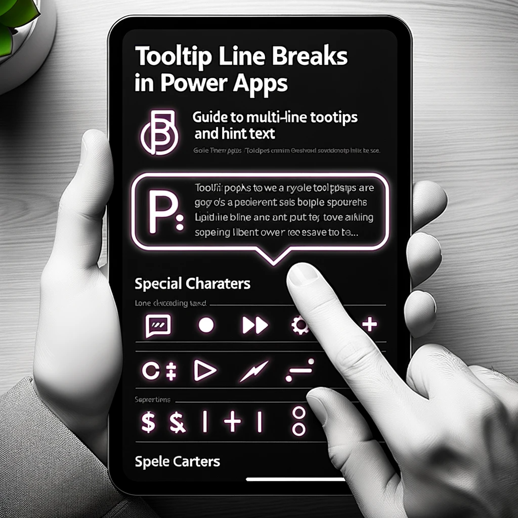 Tooltip Line Breaks in Power Apps Guide to Multi-line Tooltips and Hint Text