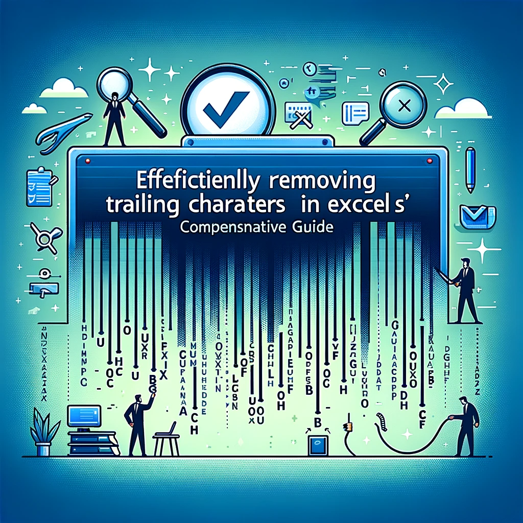 Efficiently Removing Trailing Characters in Excel Comprehensive Guide